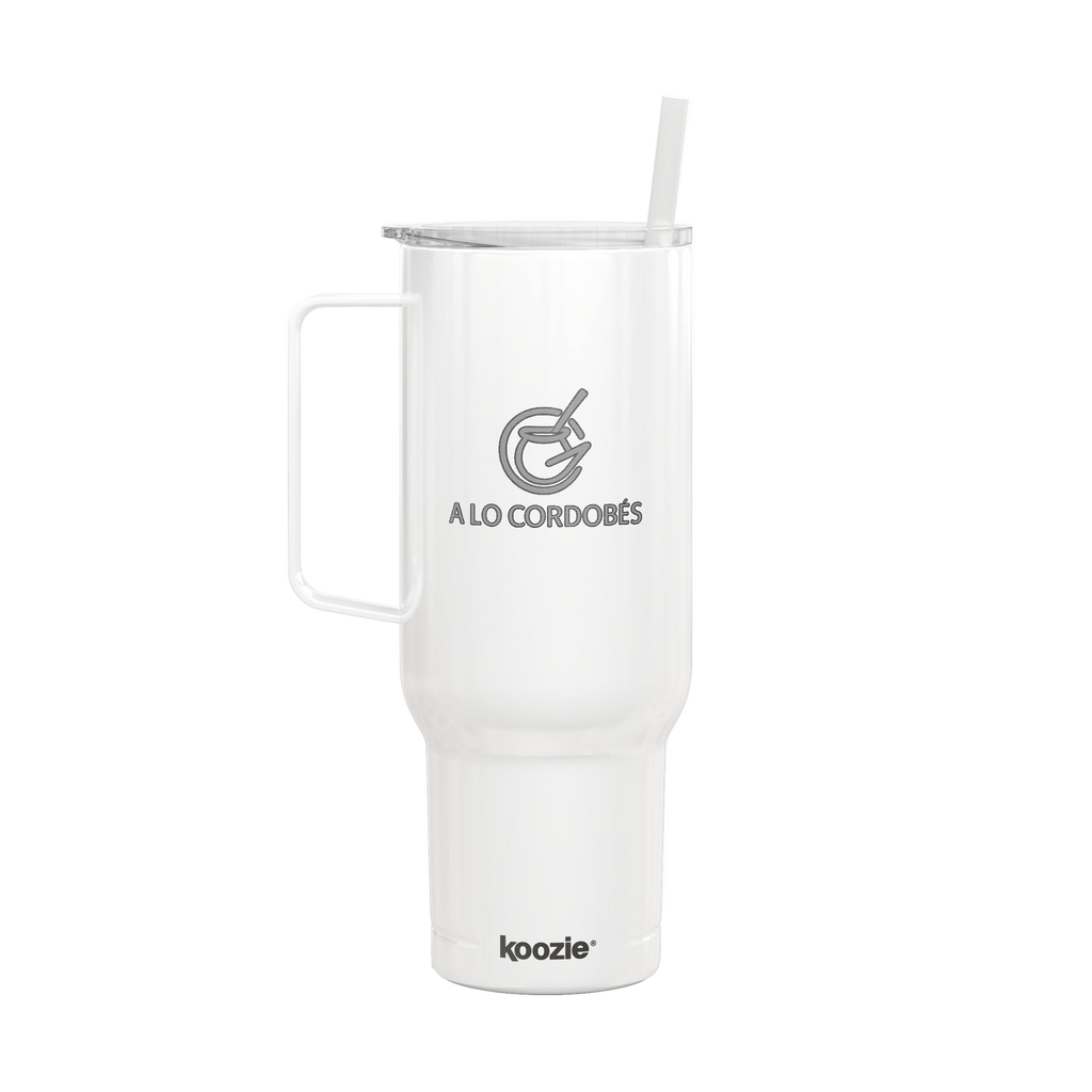 TUMBLER - A LO CORDOBÉS ARGENTINIAN BRAND - 40OZ INSULATED TUMBLER WITH LID (ENGRAVING)